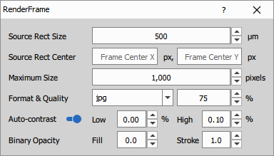 Node's control dialog Node UI
