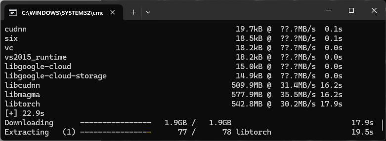 Installing environment
