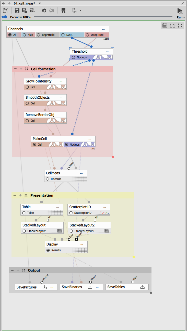 GA3 cell measurement recipe