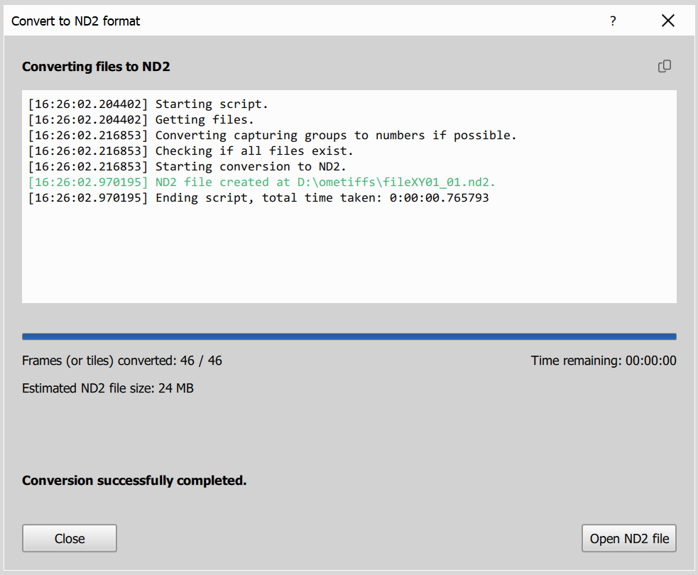 Import single file dialog - page 3