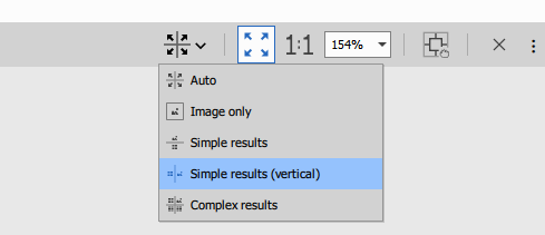 Layout customization button