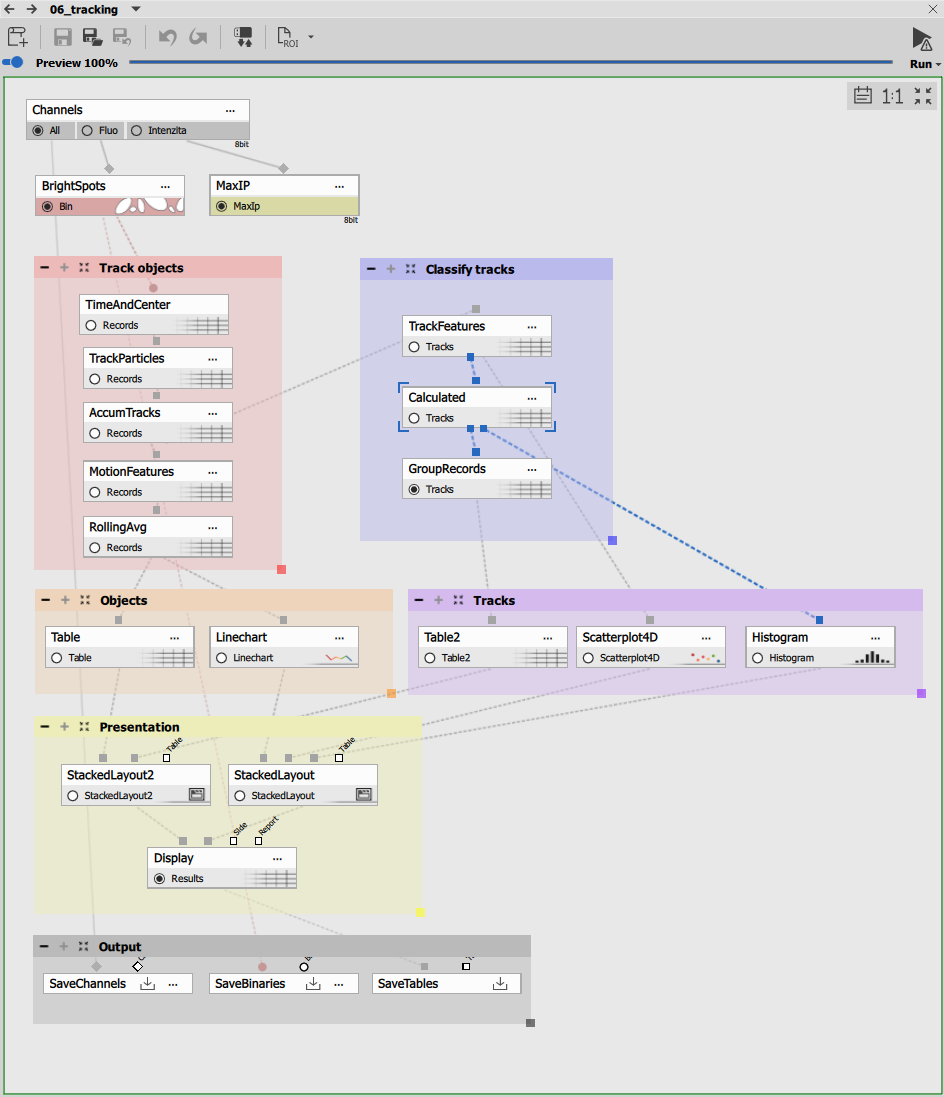 Particle tracking workflow overview